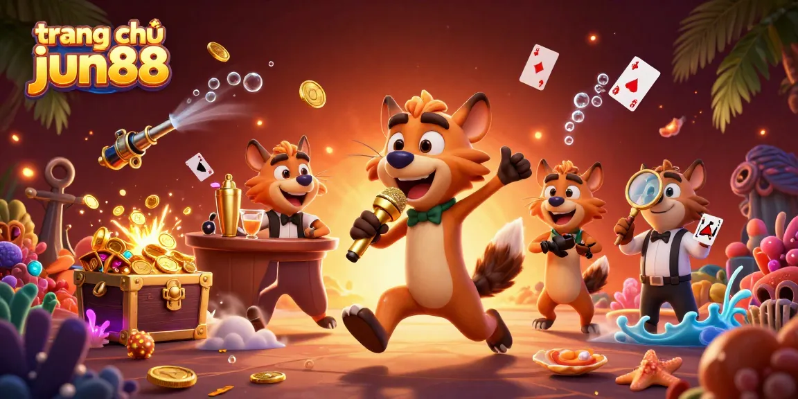 Experience the excitement at trang chủ jun88 with hyenas in a lively casino setting